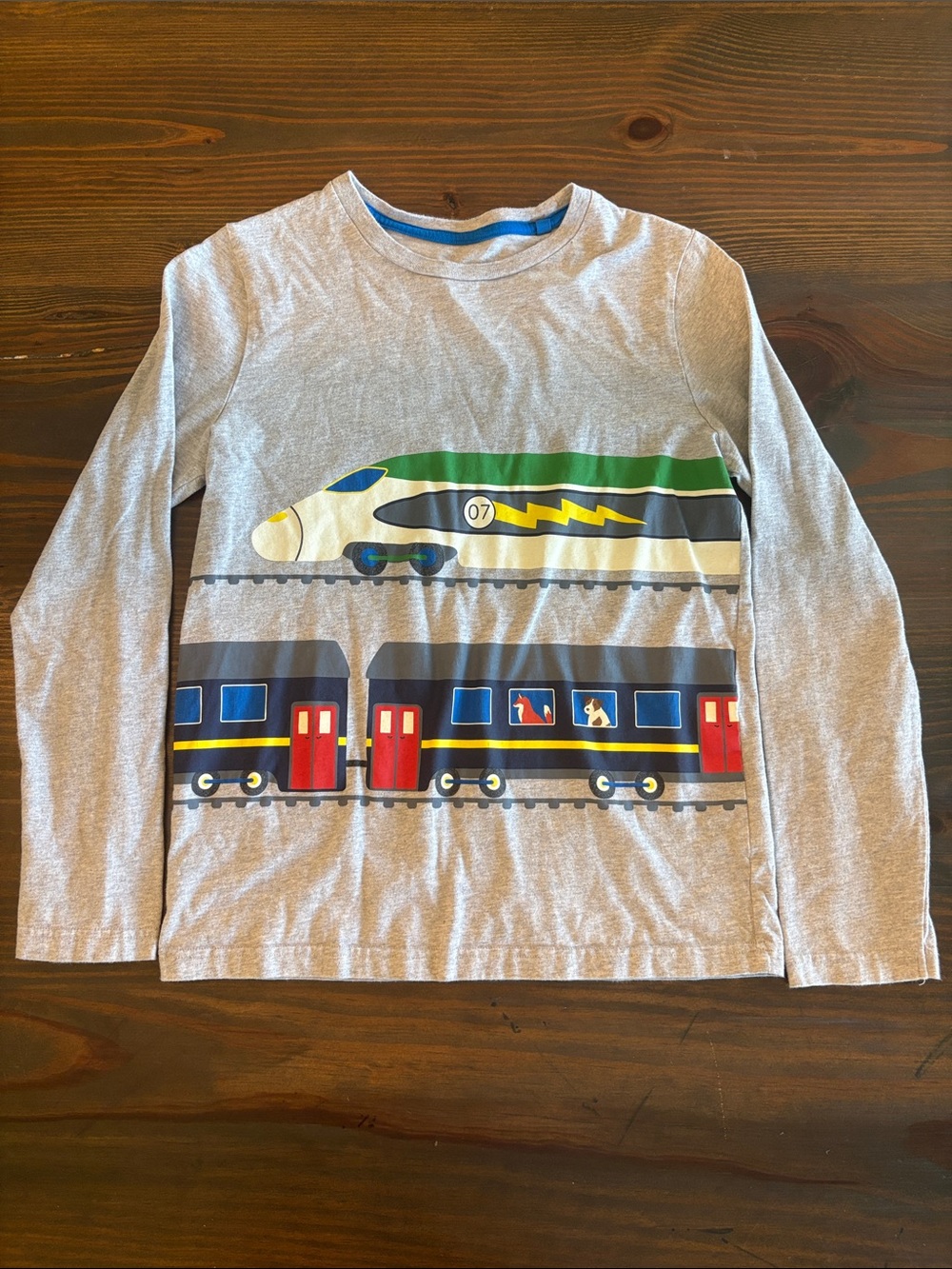 Mini Boden train long sleeve. 11-12Y.